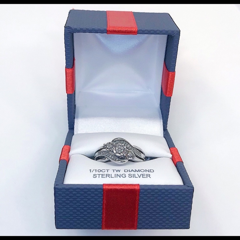 Diamond Sterling Silver Ring